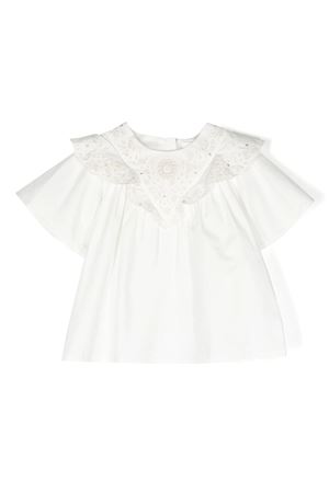 White cotton blouse  CHLOE' KIDS | C15D90117